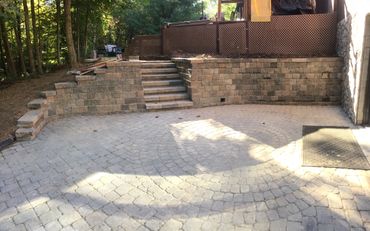stone pavers and landscaping walls mansfield ohio